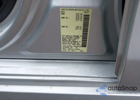 2017 Nissan Altima 2.5 S из США, поврежденный, VIN 1N4AL3AP9HC286908